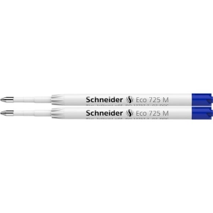 Wkład eco 725 do długopisu SCHNEIDER, M, 2 szt., blister, niebieski-276553