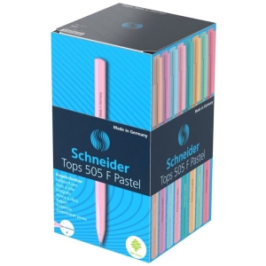 Długopis SCHNEIDER Tops 505, F, 1 szt., mix kolorów pastelowych-276564