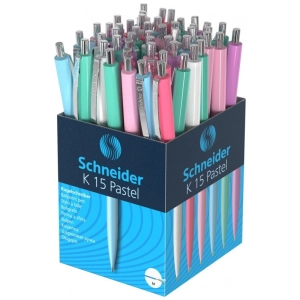 Długopis SCHNEIDER K15, M, 1 szt., mix kolorów pastelowych-276683