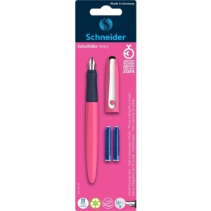 Pióro wieczne SCHNEIDER Wavy, 2 naboje, mix kolorów, blister-276730