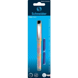 Pióro wieczne SCHNEIDER Glam + 2 naboje, blister, mix kolorów-276779