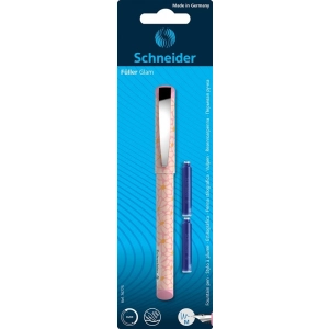 Pióro wieczne SCHNEIDER Glam + 2 naboje, blister, mix kolorów-276781