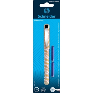 Pióro wieczne SCHNEIDER Glam + 2 naboje, blister, mix kolorów-276785