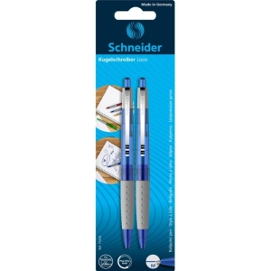 Długopis SCHNEIDER Loox, 2szt., blister, niebieski
