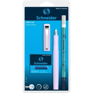 Zestaw pióro wieczne SCHNEIDER Ceod Colour, wymazywacz, naboje 6 szt., mix kolorów, blister-276898