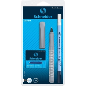 Długopis żelowy SCHNEIDER Easy Set, wymazywacz, 6 nabojów, blister, mix kolorów-276950