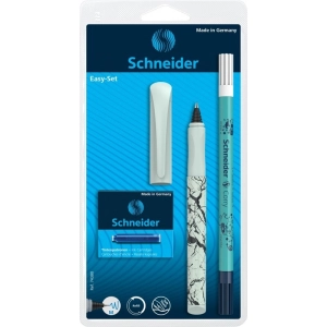 Długopis żelowy SCHNEIDER Easy Set, wymazywacz, 6 nabojów, blister, mix kolorów-276955