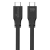 Kabel MEDIARANGE USB-C, 100W max, USB 3.2, 3m, czarny-276171