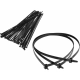 Opaski zaciskowe tretytki trytytki 300 x 3.6mm op.100 - czarne