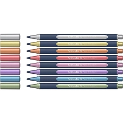 Długopis żelowy SCHNEIDER PAINT-IT 050, metaliczne, 0,4 mm, 8 szt., mix kolorów