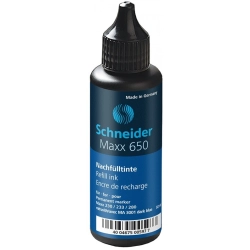 Tusz uzupełniający SCHNEIDER Maxx 650, 50 ml, niebieski