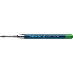 Wkład Slider 755 do długopisu SCHNEIDER , XB, format G2, zielony