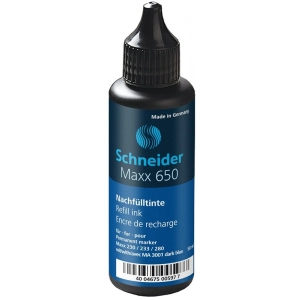 Tusz uzupełniający SCHNEIDER Maxx 650, 50 ml, niebieski