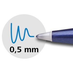 Długopis żelowy SCHNEIDER Topball 847, 0,5 mm, niebieskie-277317