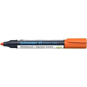 Marker SCHNEIDER do tablic Maxx 290, okrągły, 2-3mm, pomarańczowy-277348
