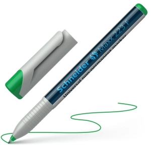 Marker SCHNEIDER uniwersalny Maxx 223 F, 0,7mm, zielony-277410