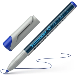 Marker SCHNEIDER uniwersalny Maxx 221 S, 0,4mm, niebieski-277415