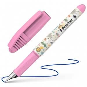 Pióro wieczne SCHNEIDER Zippi Funny Safari, M, różowe-277460