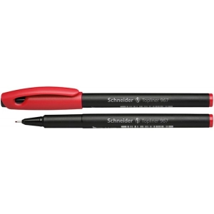 Cienkopis SCHNEIDER Topliner 967 0,4 mm czerwony