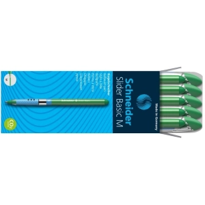 Długopis SCHNEIDER Slider Basic, M, zielony-277811