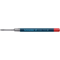 Wkład Slider 755 do długopisu SCHNEIDER , M, format G2, czerwony