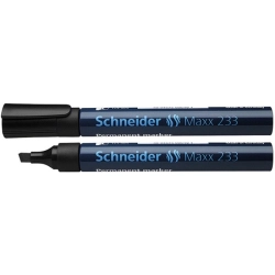 Marker SCHNEIDER permane. 233 ścięty - czarny