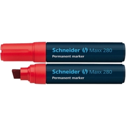 Marker SCHNEIDER permane. 280 ścięty  czerwony-618950