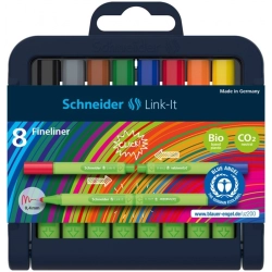 Flamaster SCHNEIDER Link-It 1,0mm stojak - podstawka 8szt. mix kolorów-626480