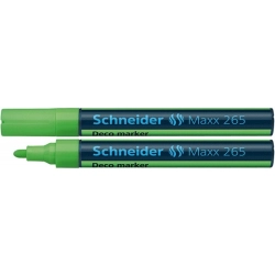 Marker kredowy SCHNEIDER  265  okrągły 2-3mm jasnozielony-619185
