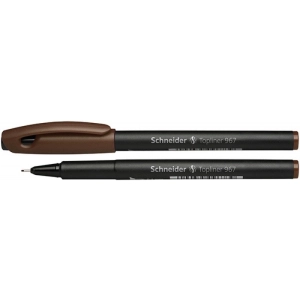 Cienkopis SCHNEIDER Topliner 967 0,4 mm brązowy