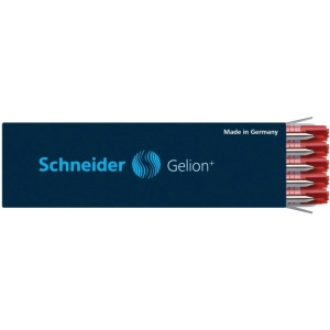 Wkład Gelion+ do długopisu SCHNEIDER, format G2, czerwony-278059
