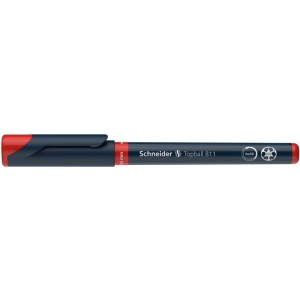 Pióro kulkowe SCHNEIDER Topball 811 05 mm czerwone-623453