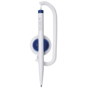 Długopis SCHNEIDER Klick-Fix-Pen na sprężynce biały / niebieski-278365