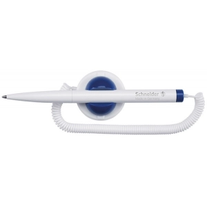 Długopis SCHNEIDER Klick-Fix-Pen na sprężynce biały / niebieski-278366