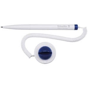 Długopis SCHNEIDER Klick-Fix-Pen na sprężynce biały / niebieski-278367