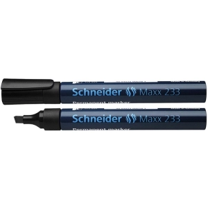 Marker SCHNEIDER permane. 233 ścięty - czarny