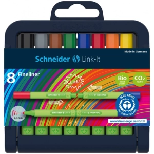 Flamaster SCHNEIDER Link-It 1,0mm stojak - podstawka 8szt. mix kolorów-626480