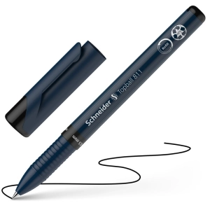 Długopis żelowy SCHNEIDER Topball 811 05 mm czarne-278662