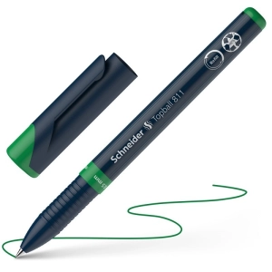 Długopis żelowy SCHNEIDER Topball 811 05 mm zielone-278857