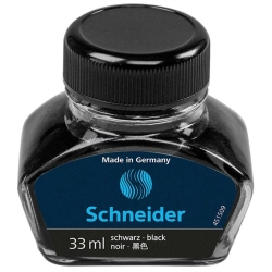 Atrament do piór SCHNEIDER szklany kałamarz 33ml czarny-630739