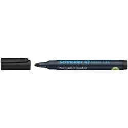 Marker SCHNEIDER Maxx 130 okrągły 1-3mm blister - czarny