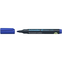 Marker SCHNEIDER Maxx 130 okrągły 1-3mm blister - niebieski