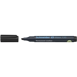 Marker SCHNEIDER Maxx 133 ścięty 1-4mm blister - czarny