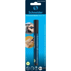 Marker SCHNEIDER Maxx 130 okrągły 1-3mm blister - czarny-279314