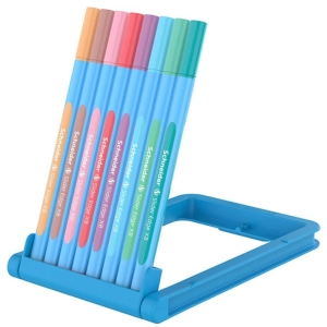 Zestaw długopisów w etui SCHNEIDER Slider Edge Pastel XB, 8 szt. mix kolorów-279372