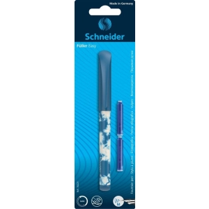 Pióro wieczne SCHNEIDER Easy + 2 naboje, blister, mix kolorów