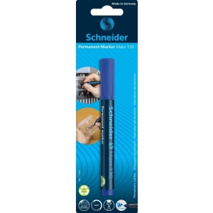 Marker SCHNEIDER Maxx 130 okrągły 1-3mm blister - niebieski-279451