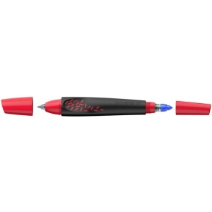 Długopis żelowy SCHNEIDER Breeze, M, czarno-czerwone-279526