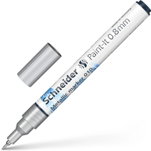 Marker SCHNEIDER metaliczny Paint-It 010, 0,8 mm, srebrny metalik