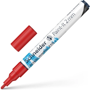 Marker SCHNEIDER akrylowy Paint-It 310, 2 mm, czerwony